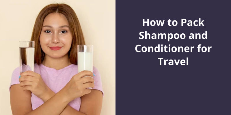 shampoo conditioner travel packets